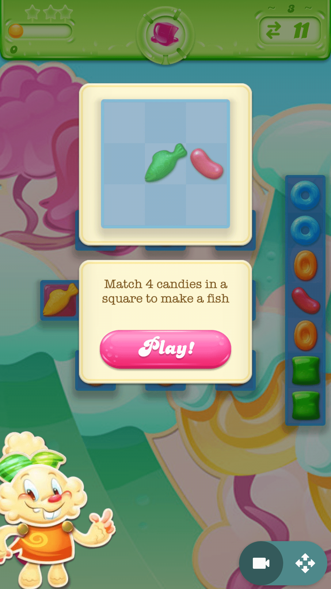 app onboarding candy crush