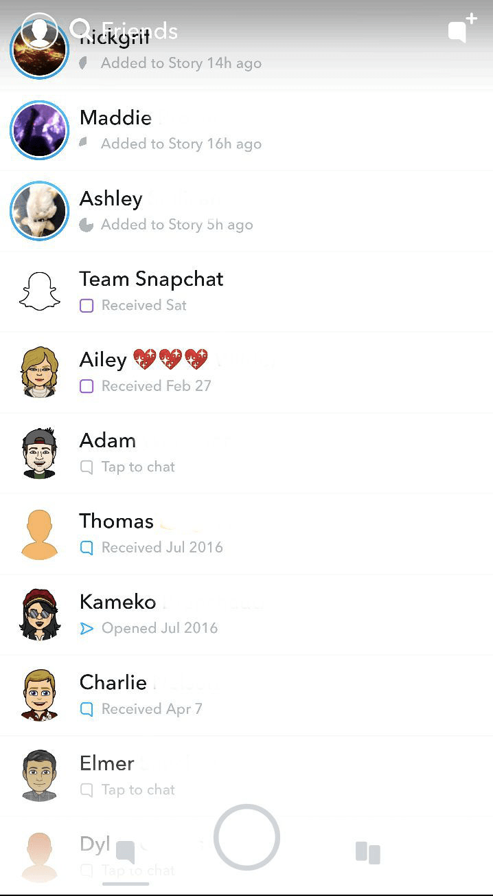 app engagement snapchat updates