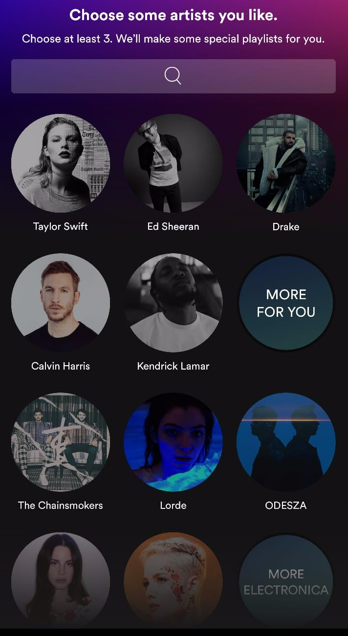 Spotify App Engagement Onboarding